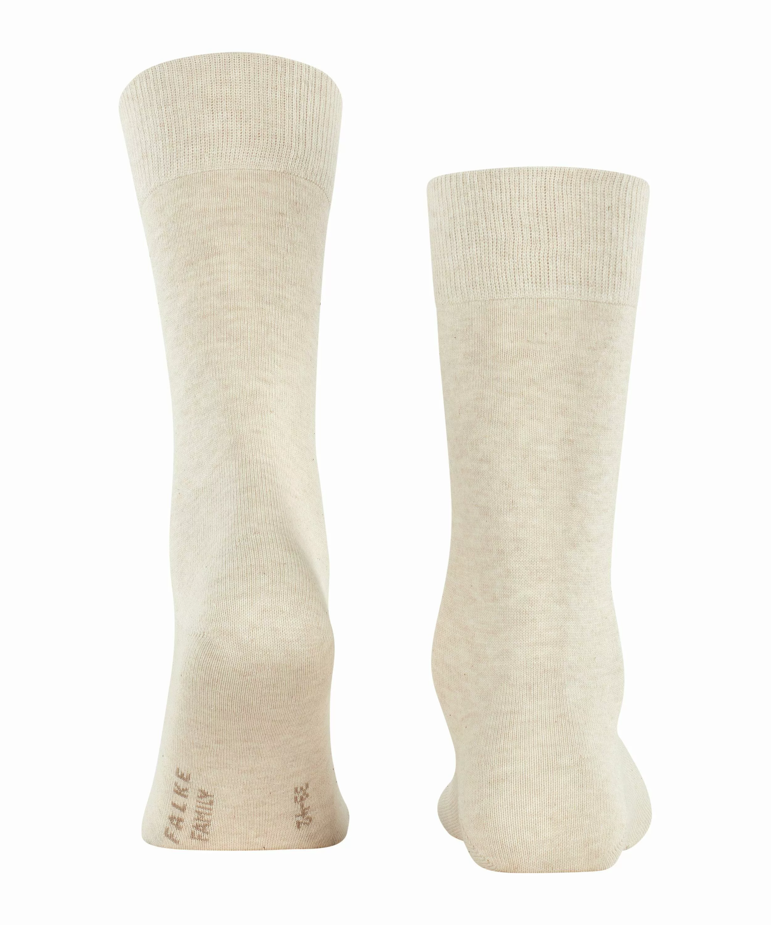 FALKE Family Herren Socken, 47-50, Beige, Uni, Baumwolle, 14657-465004 günstig online kaufen