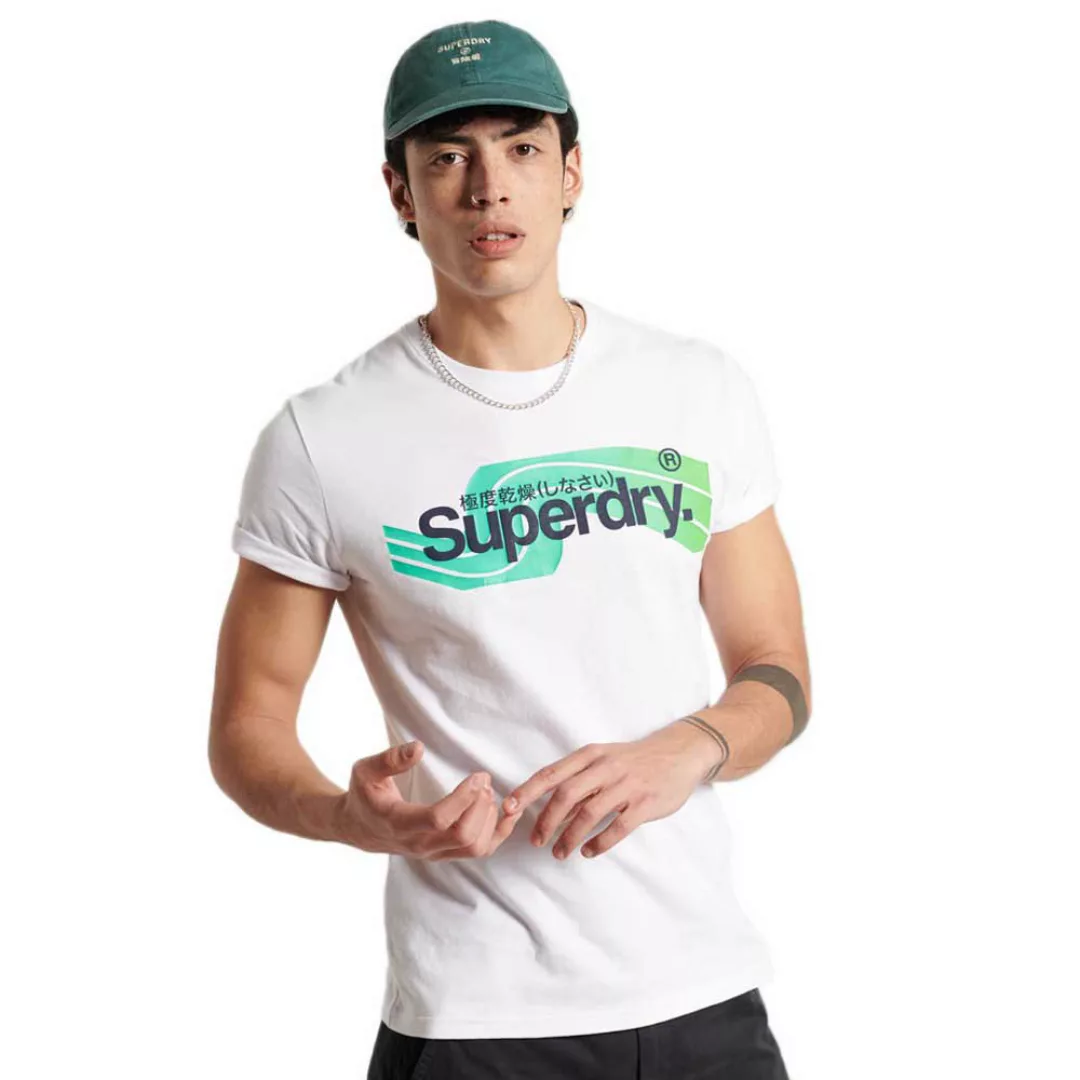 Superdry Core Logo Cali Kurzarm T-shirt 2XL Brilliant White günstig online kaufen