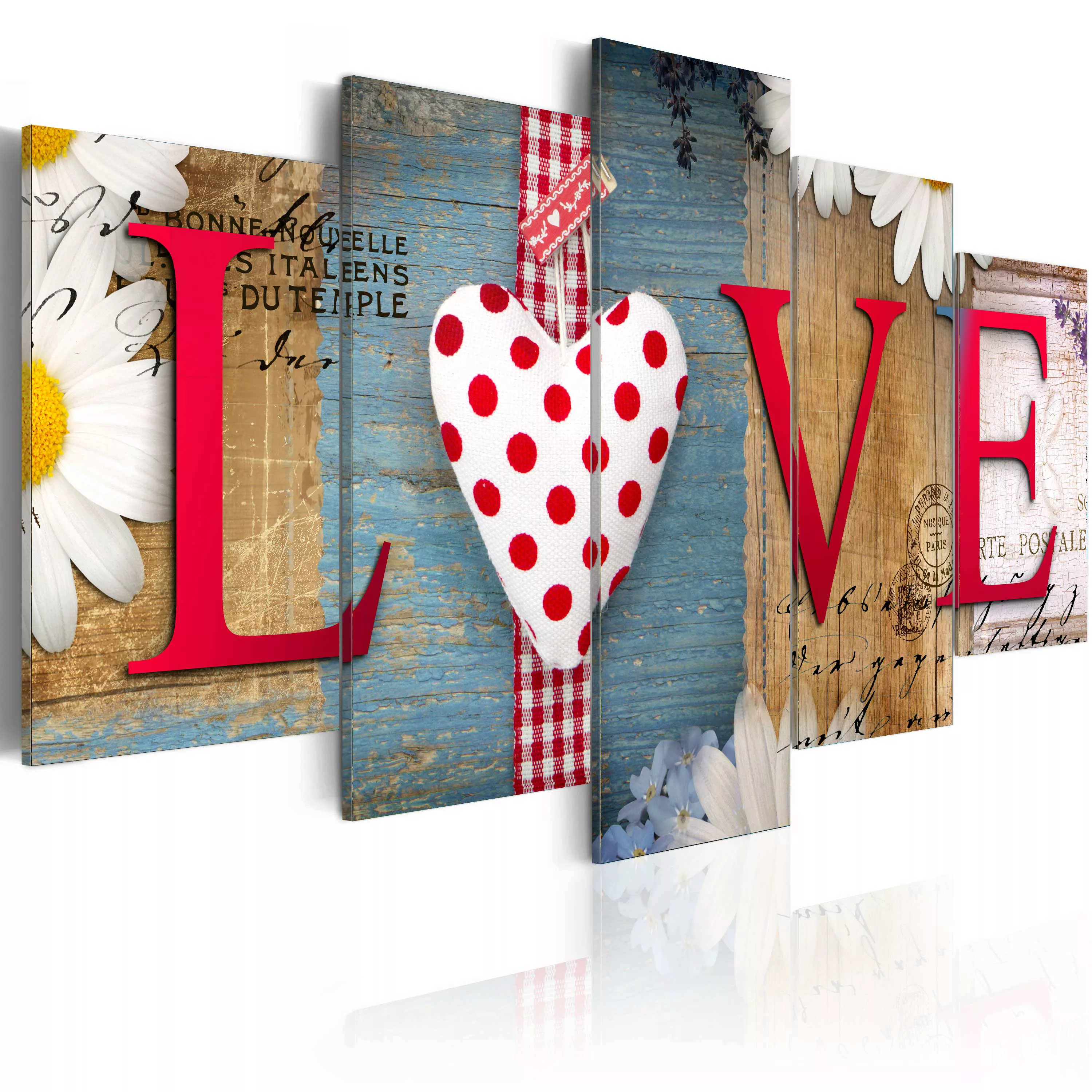 Wandbild - LOVE - handmade günstig online kaufen