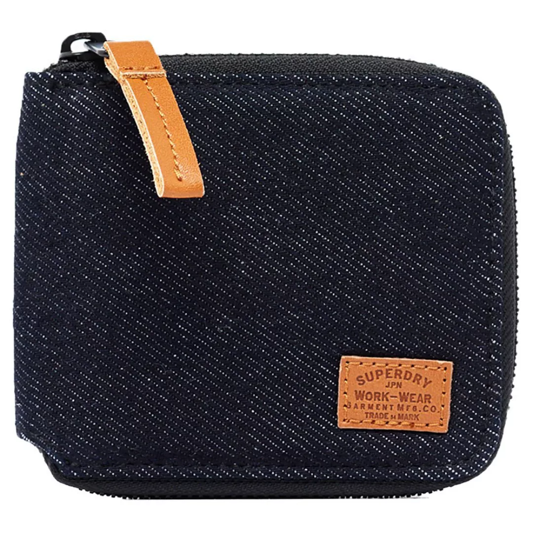 Superdry Classic Fabric Zip Brieftasche One Size Denim günstig online kaufen