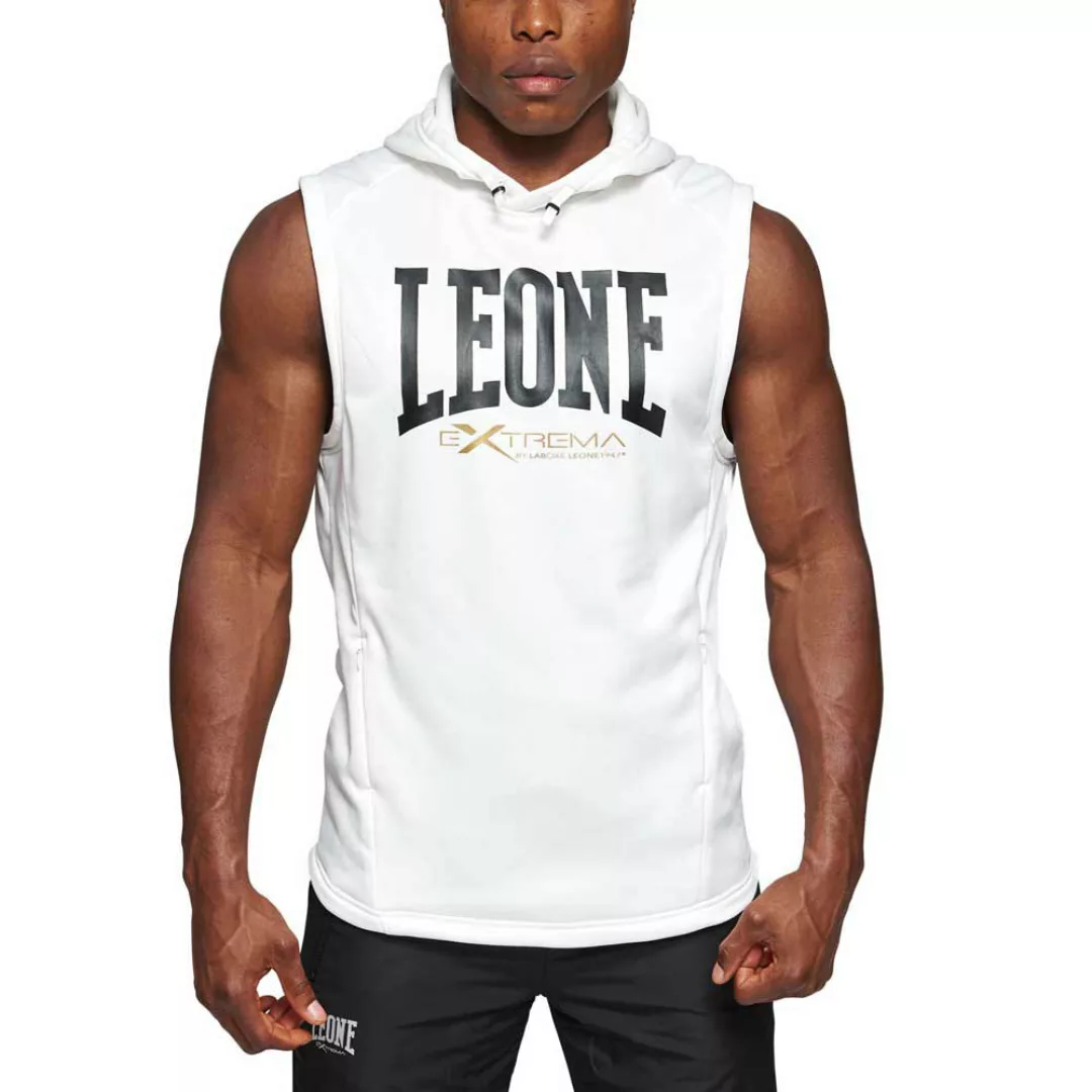 Leone1947 Logo Kapuzenpullover S White günstig online kaufen