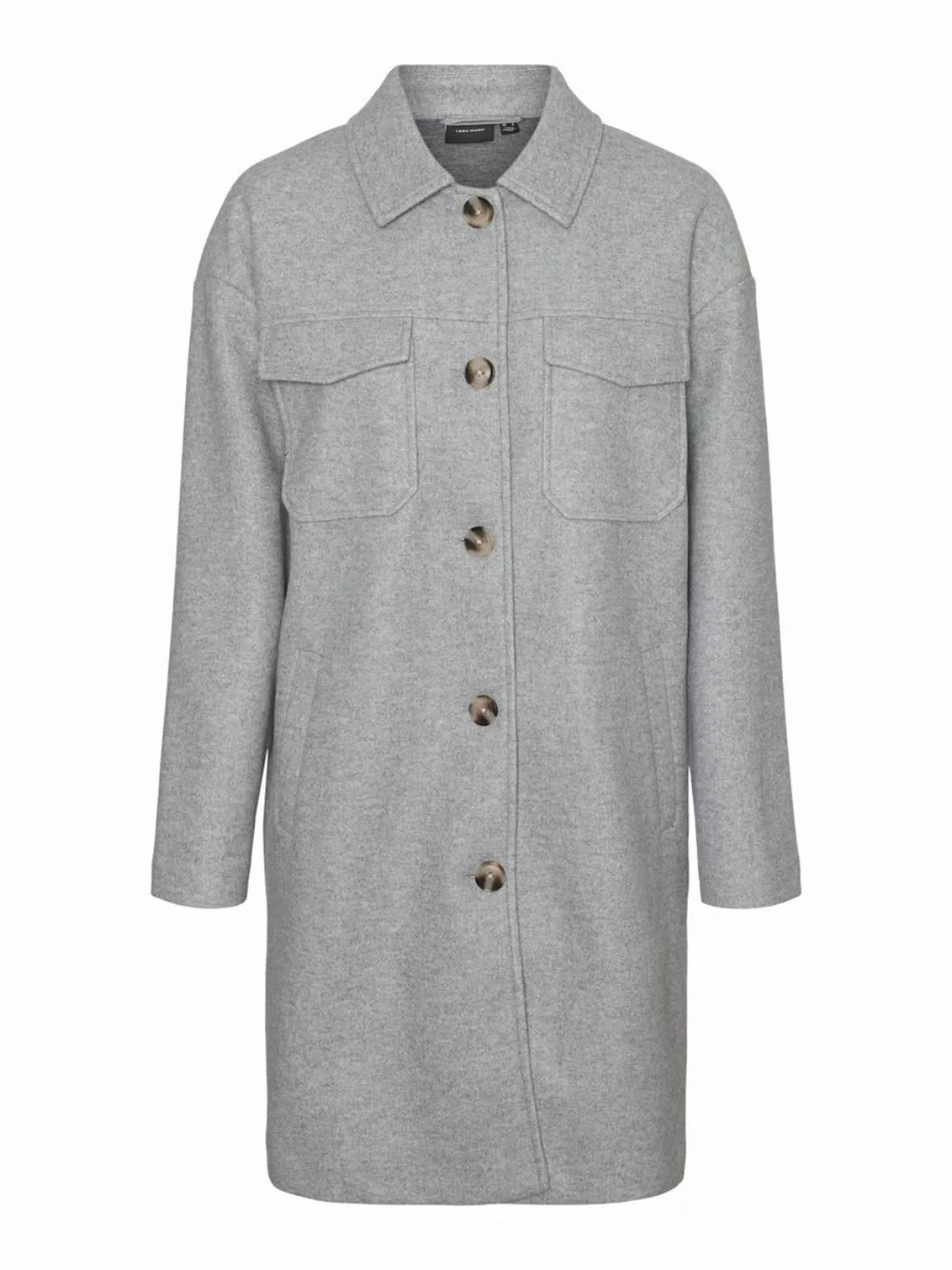 VERO MODA Übergang Bluse Mantel Damen Grau günstig online kaufen