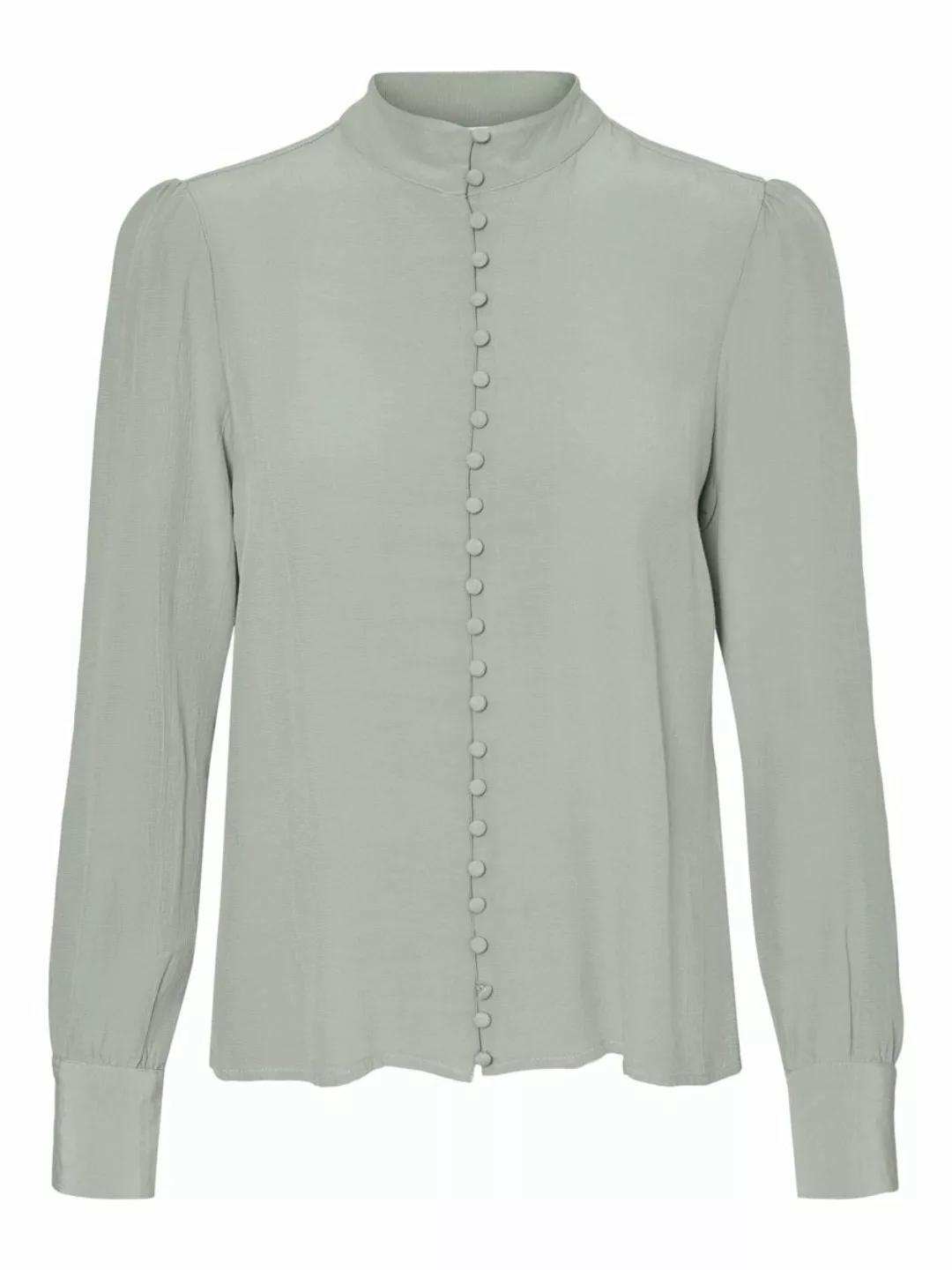 VERO MODA Feminine Hemd Damen Grau günstig online kaufen