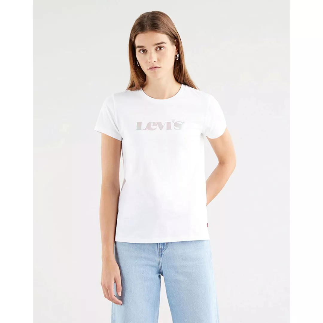 Levi´s ® The Perfect Kurzarm T-shirt M New Logo Iridesce günstig online kaufen