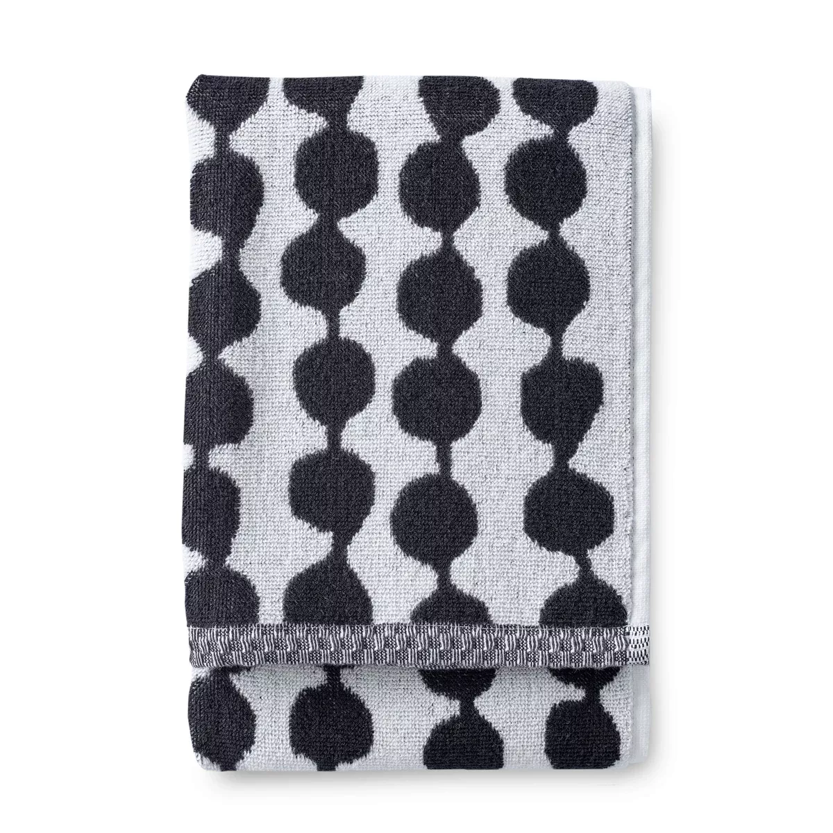 Pampula Handtuch schwarz-weiß günstig online kaufen