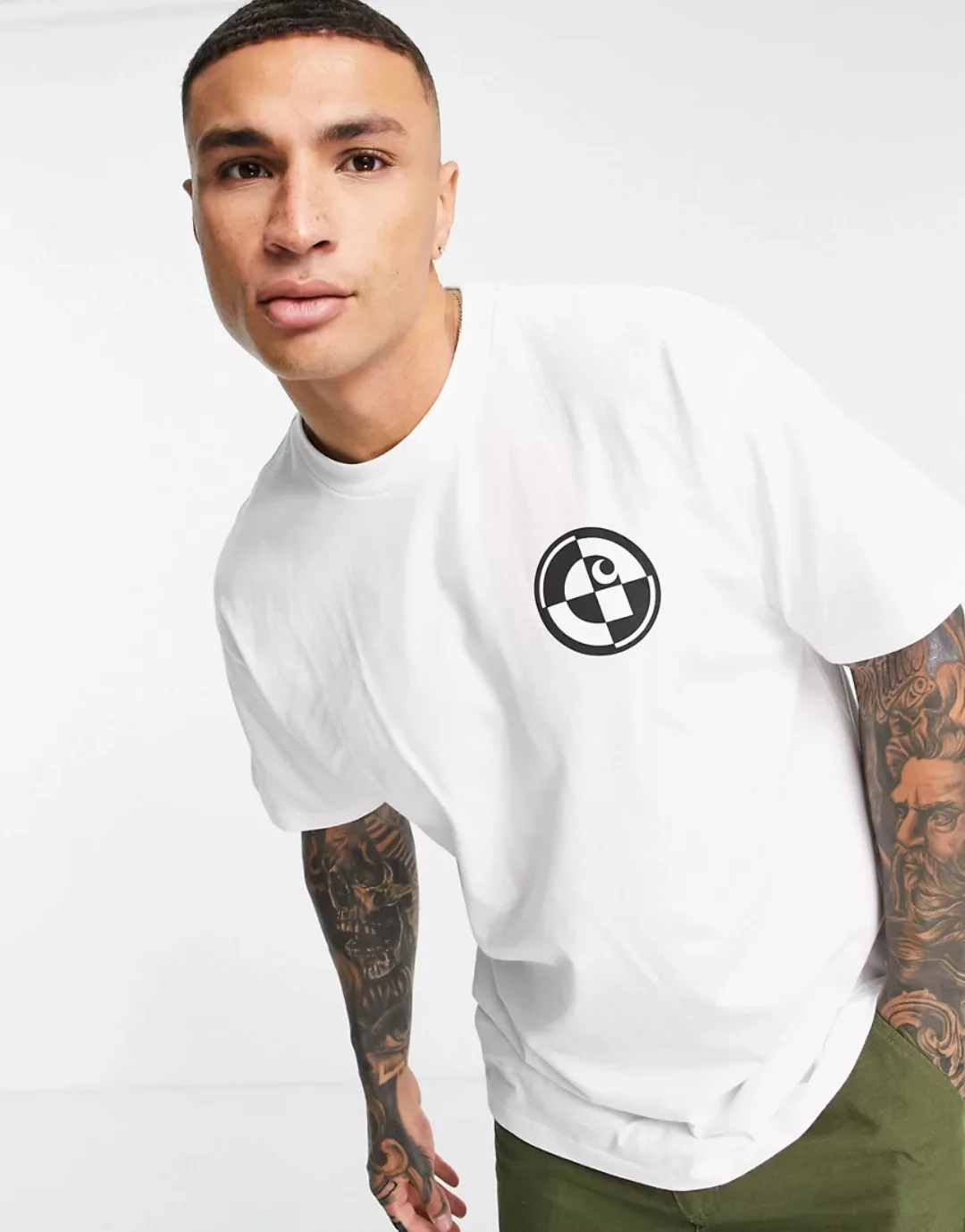Carhartt WIP – Range C – T-Shirt in Weiß günstig online kaufen
