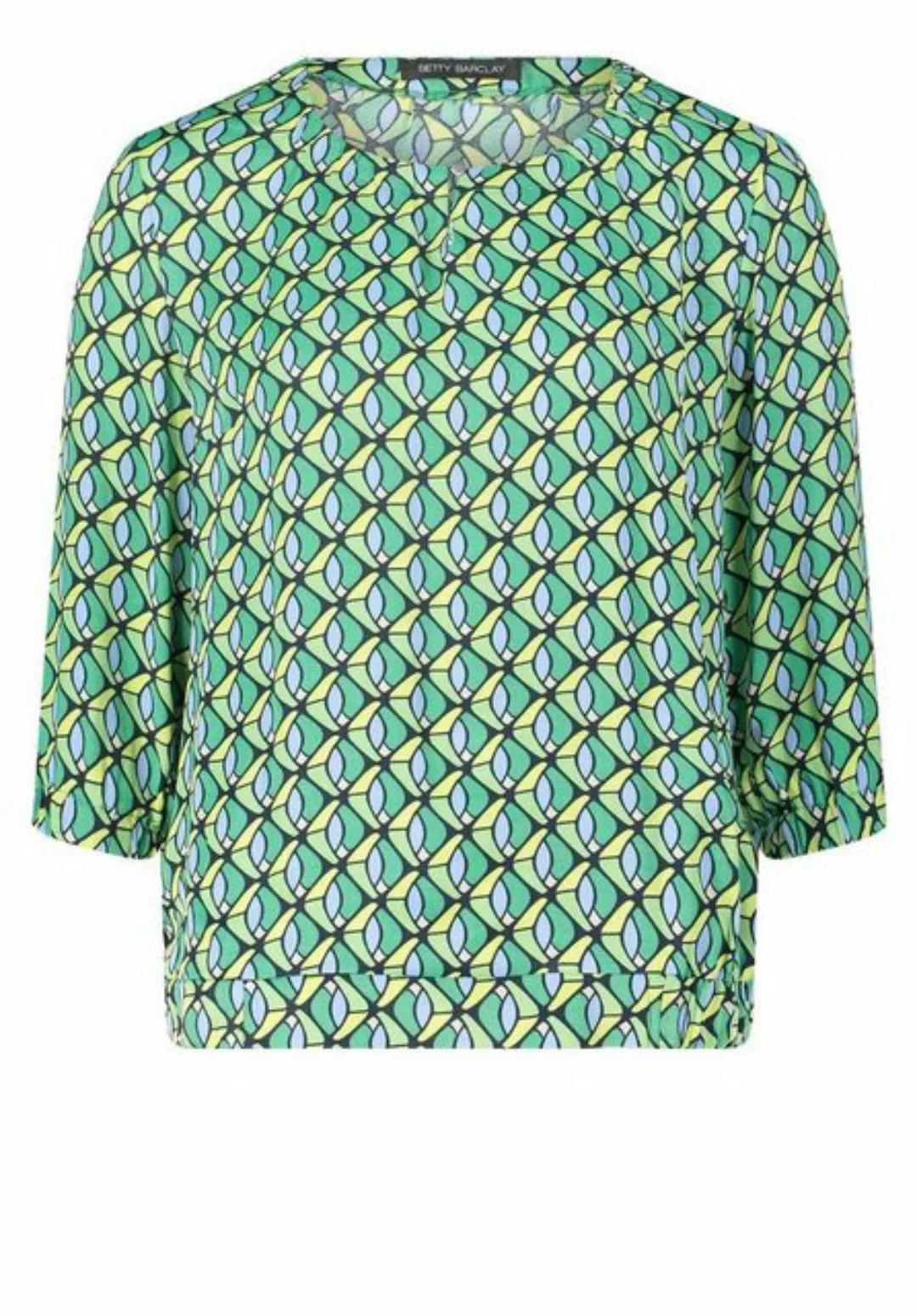 Betty Barclay Blusenshirt Bluse Kurz 3/4 Arm, Green/Blue günstig online kaufen
