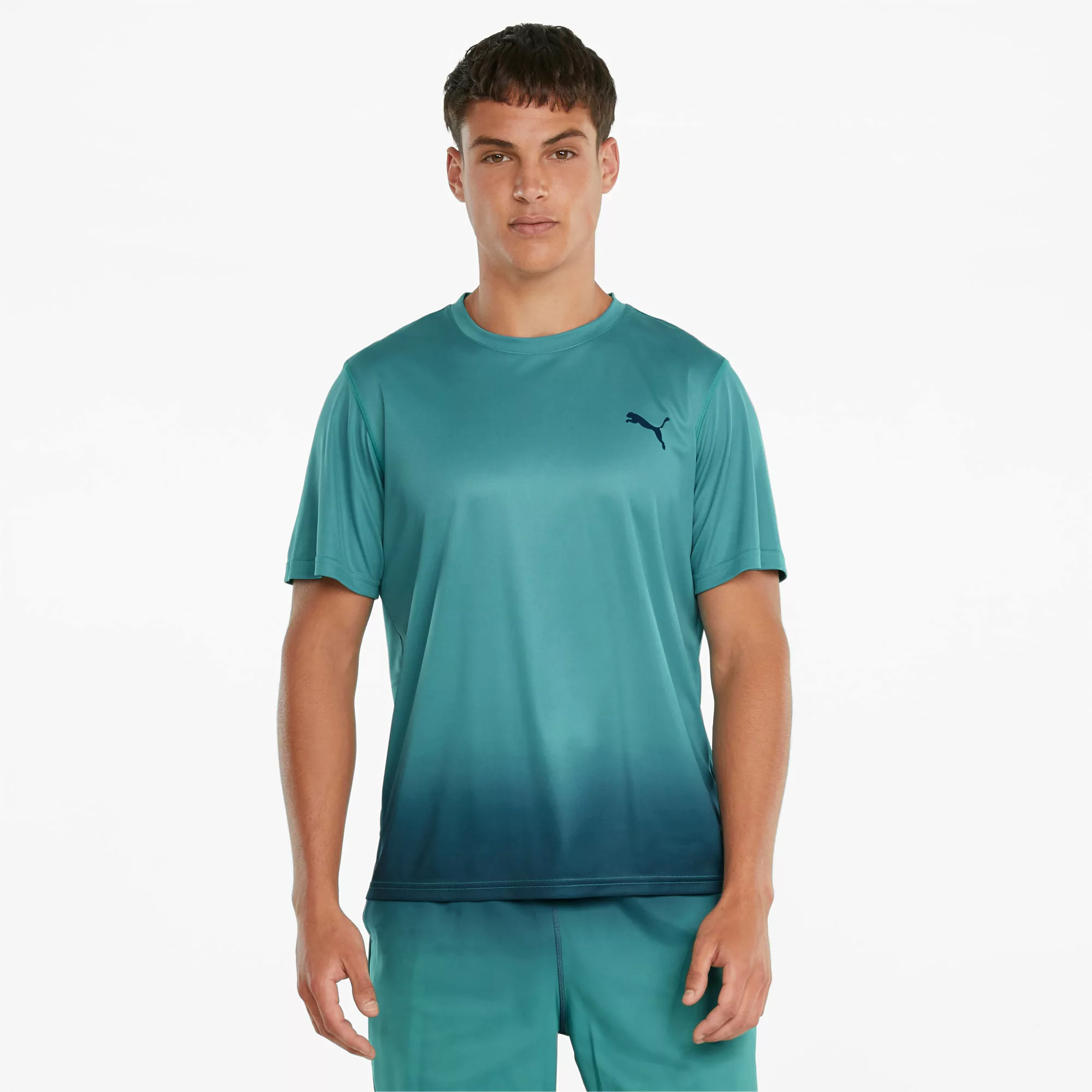PUMA Fade Printed Herren Trainings-T-Shirt | Mit Aucun | Grau | Größe: XS günstig online kaufen