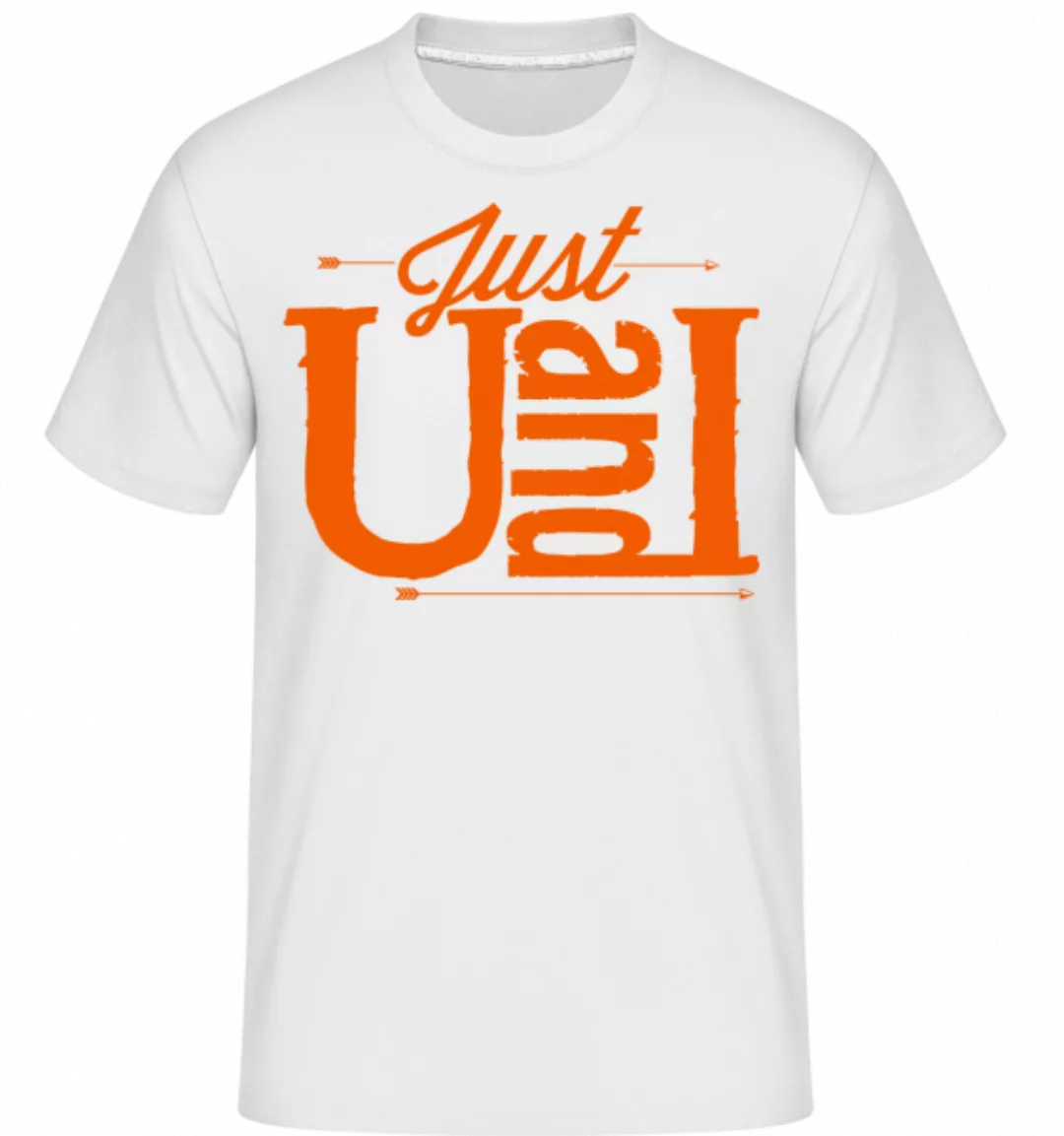 Just U And I Orange · Shirtinator Männer T-Shirt günstig online kaufen