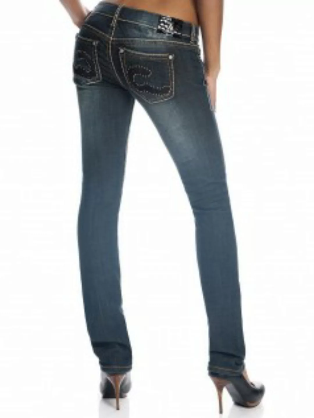 Antique Rivet Damen Studded Jeans Charlotte günstig online kaufen
