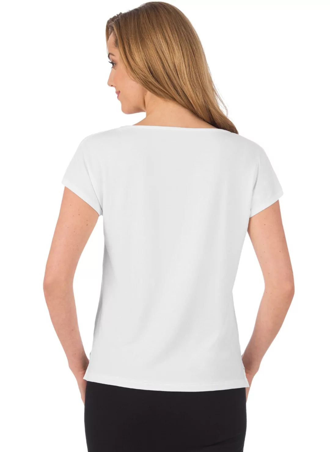 Trigema T-Shirt TRIGEMA T-Shirt aus Viskose (1-tlg) günstig online kaufen