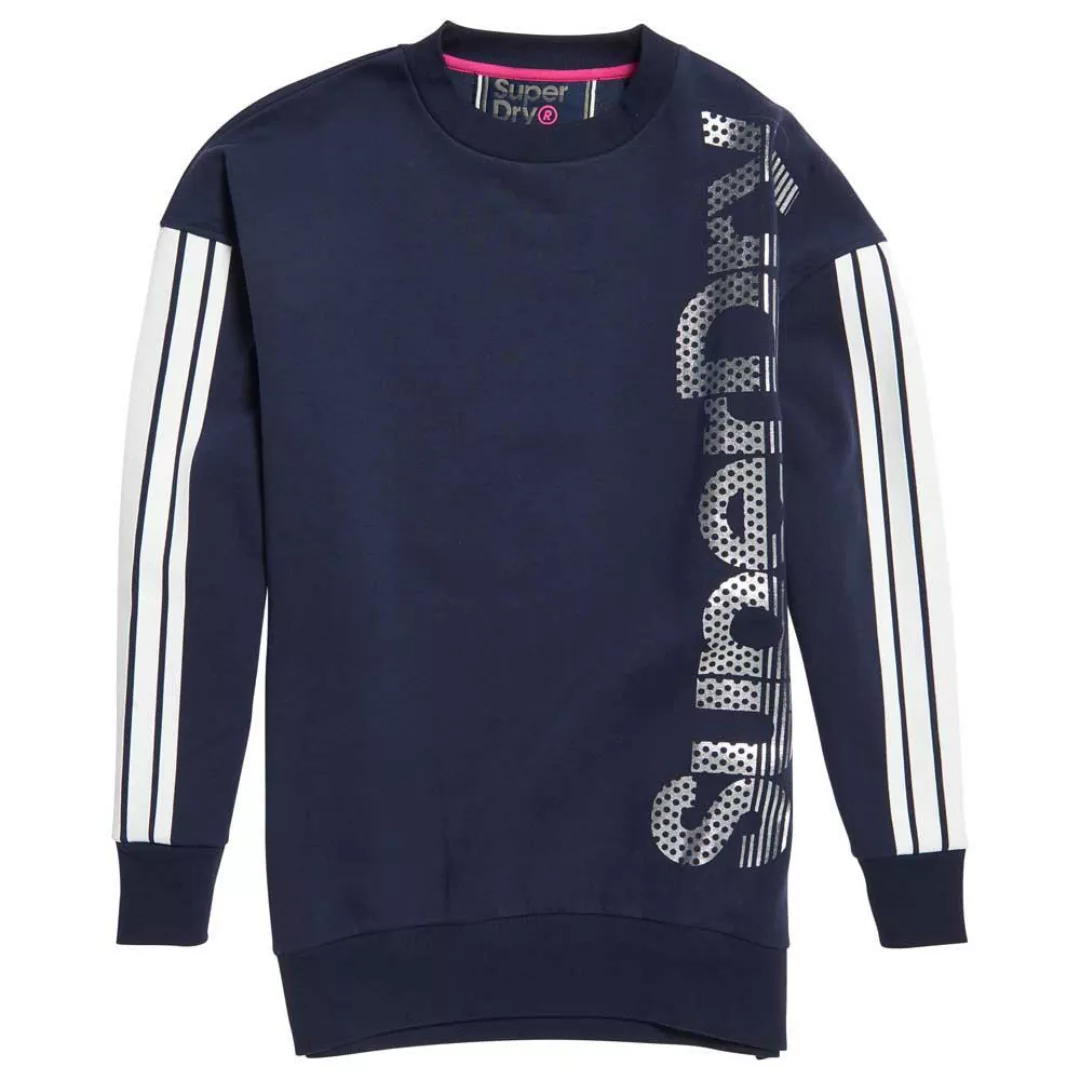 Superdry Classics Crew Sweatshirt 2XS Track Navy / Silver günstig online kaufen