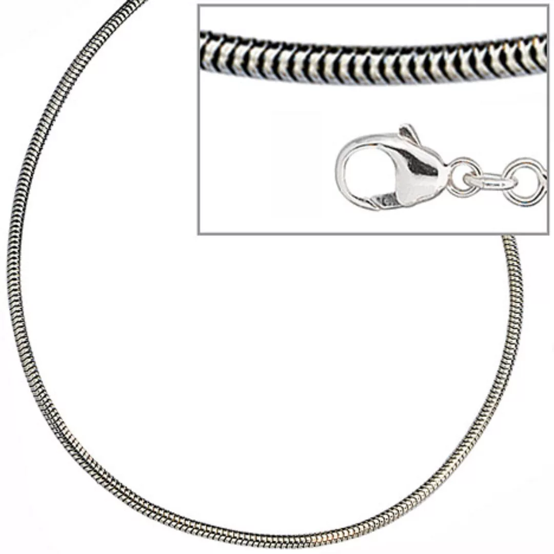 SIGO Schlangenkette 925 Silber 1,9 mm 50 cm Halskette Kette Silberkette Kar günstig online kaufen