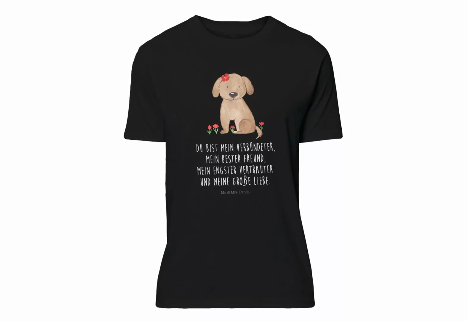 Mr. & Mrs. Panda T-Shirt Hund Hundedame - Schwarz - Geschenk, Hundemotiv, S günstig online kaufen