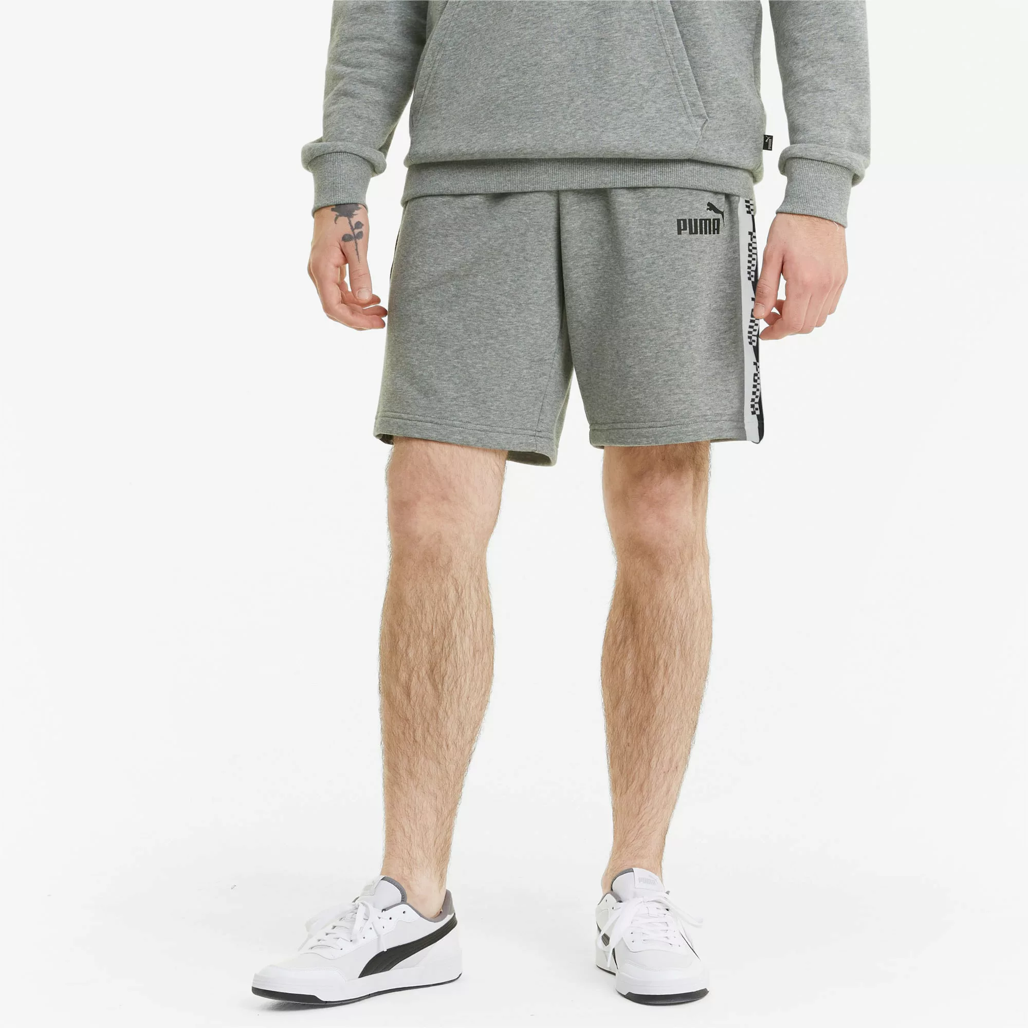 PUMA Amplified Herren Shorts | Mit Heide | Grau | Größe: S günstig online kaufen
