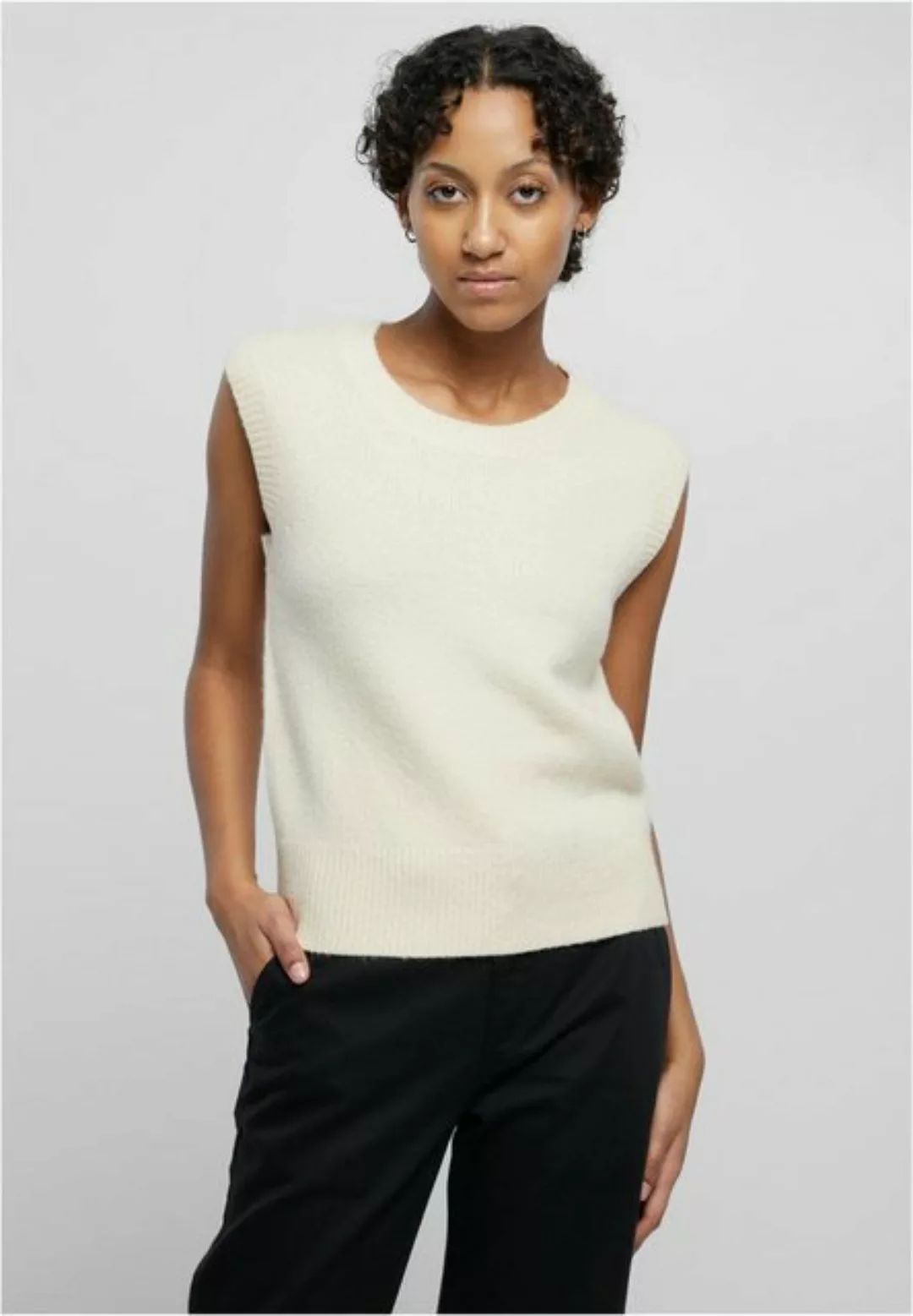 URBAN CLASSICS Rundhalspullover Urban Classics Damen Ladies Knit Slipover ( günstig online kaufen