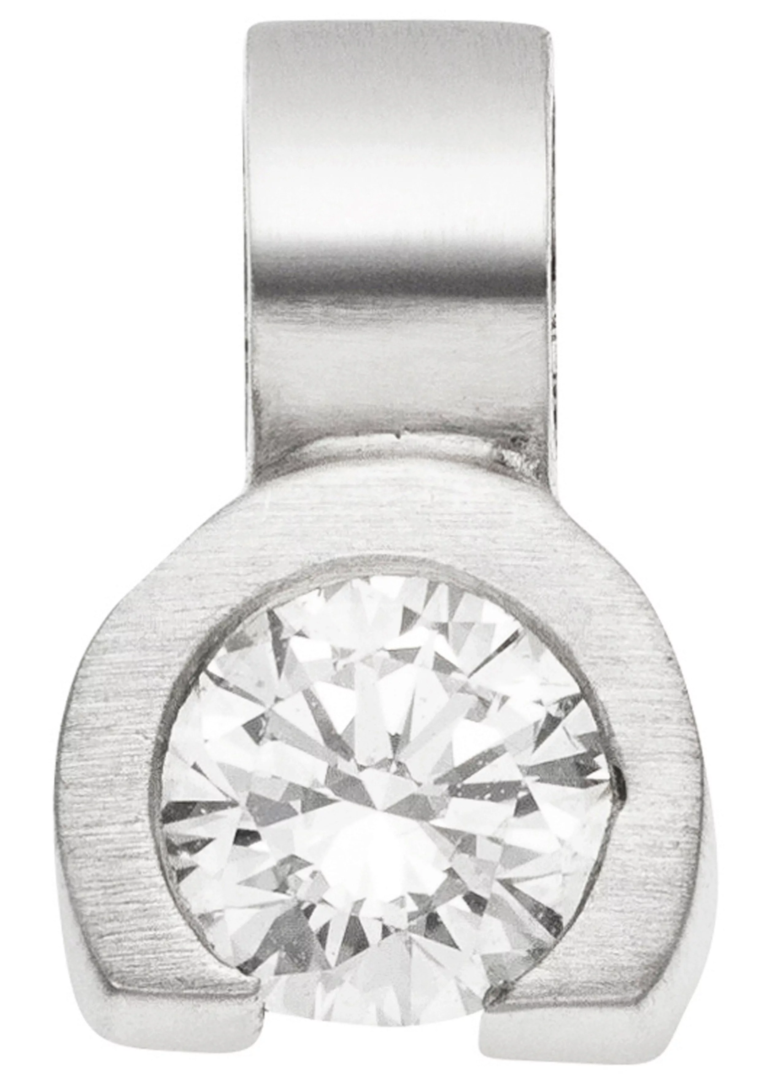 JOBO Kettenanhänger, 950 Platin matt mit Diamant günstig online kaufen