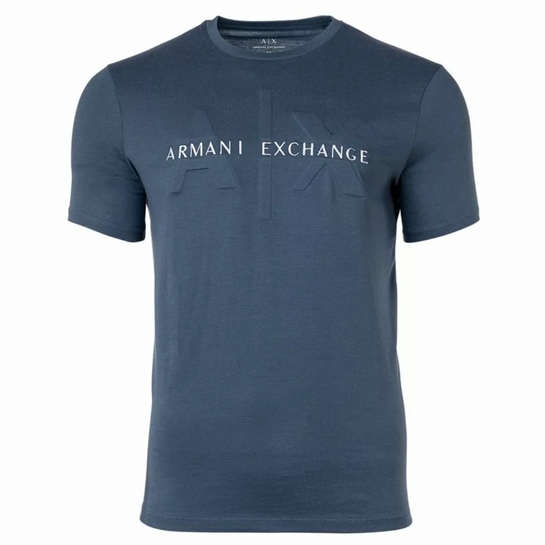 A|X ARMANI EXCHANGE Herren T-Shirt - Logo, Rundhals, Cotton Stretch Bearing günstig online kaufen