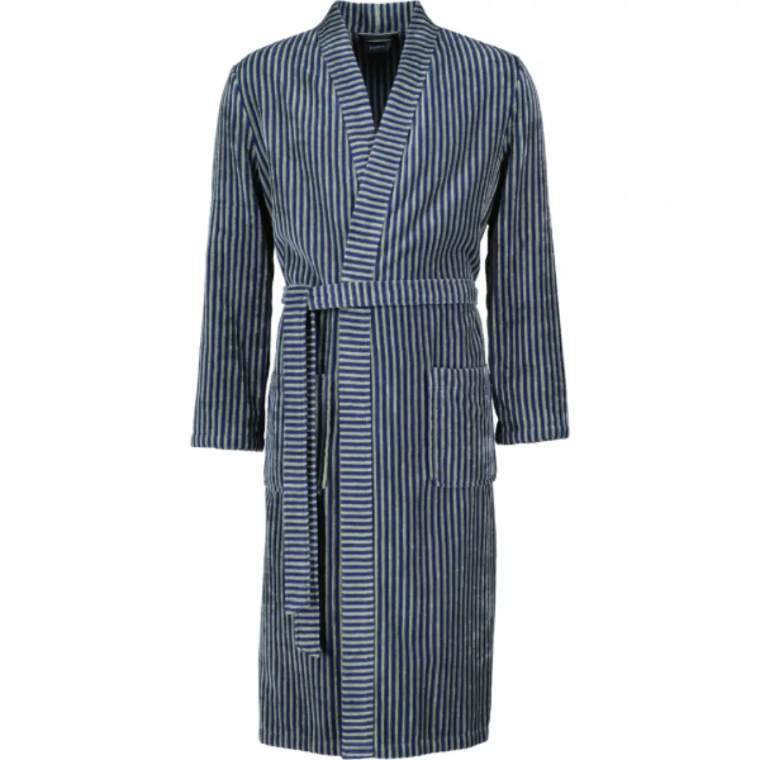 Cawö Herren Bademantel Kimono 4854 - Farbe: blau-field - 14 - L günstig online kaufen