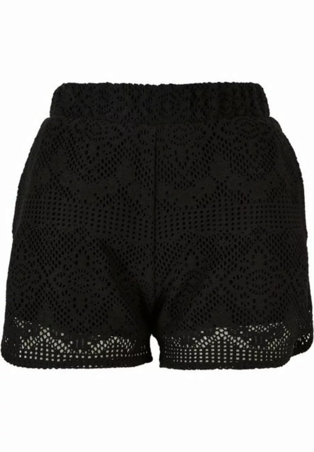 URBAN CLASSICS Stoffhose Urban Classics Damen Ladies Crochet Lace Resort Sh günstig online kaufen