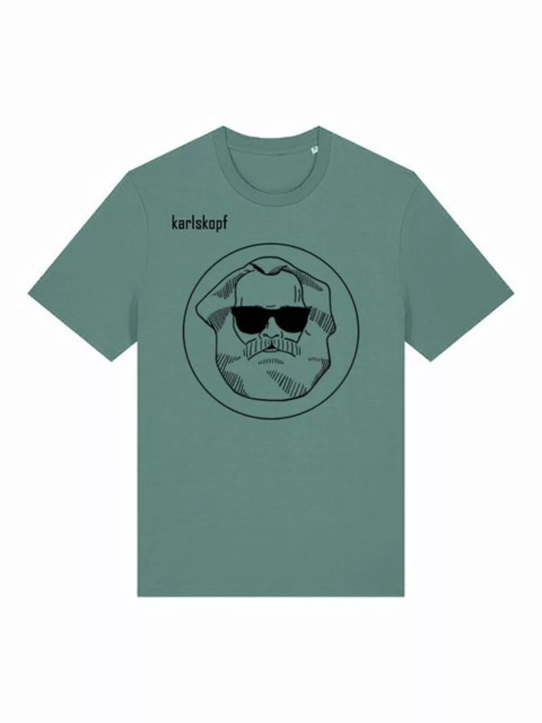 karlskopf Print-Shirt Rundhalsshirt Basic LOGO günstig online kaufen