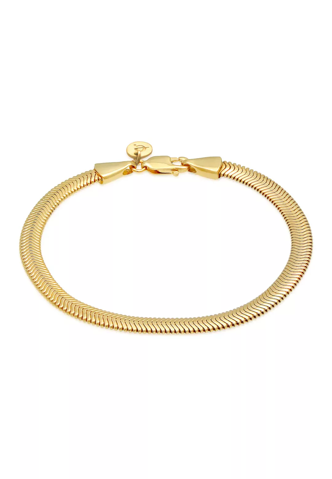 Elli Premium Armband "Flach Elegant Schlangenkette 925 Silber" günstig online kaufen