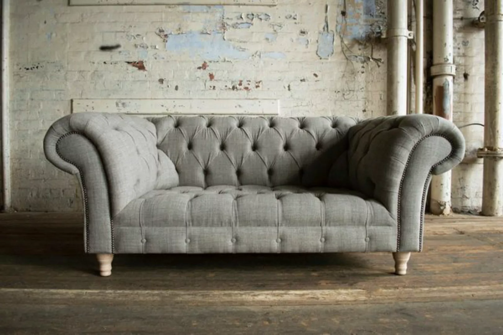 JVmoebel 2-Sitzer Chesterfield Design Luxus Polster Sofa Couch Sitz Garnitu günstig online kaufen
