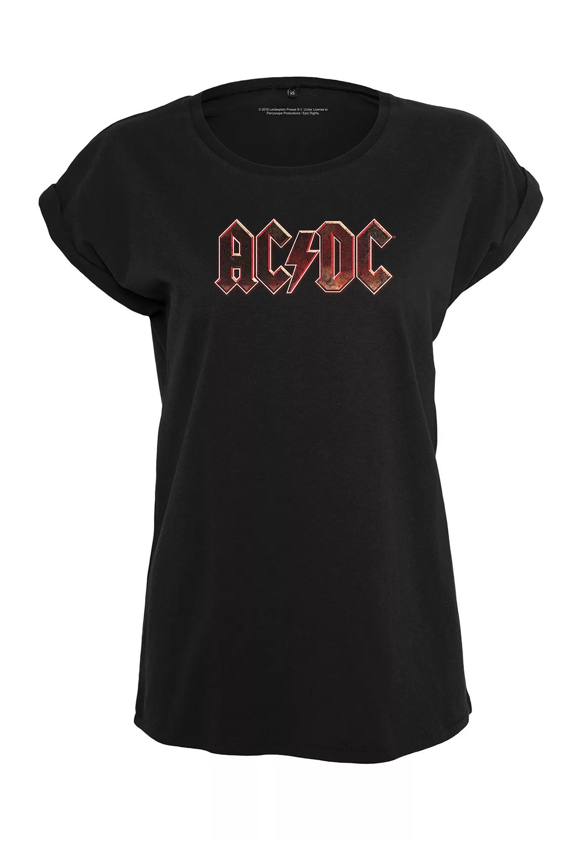 Mister Tee Ladies AC/DC Voltage Tee MT452 Black günstig online kaufen